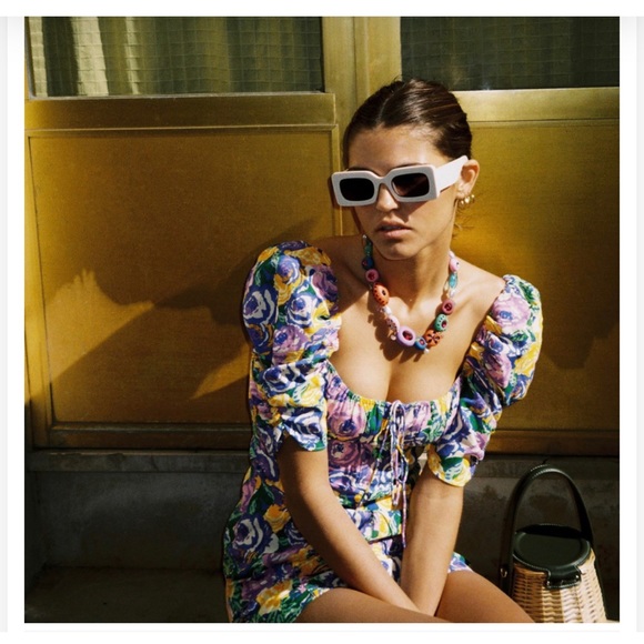 Zara Dresses & Skirts - Zara Printed Corset Style Dress